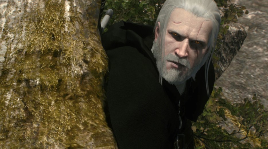"The Witcher 3" unusual Geralt with a different face left players in amazement