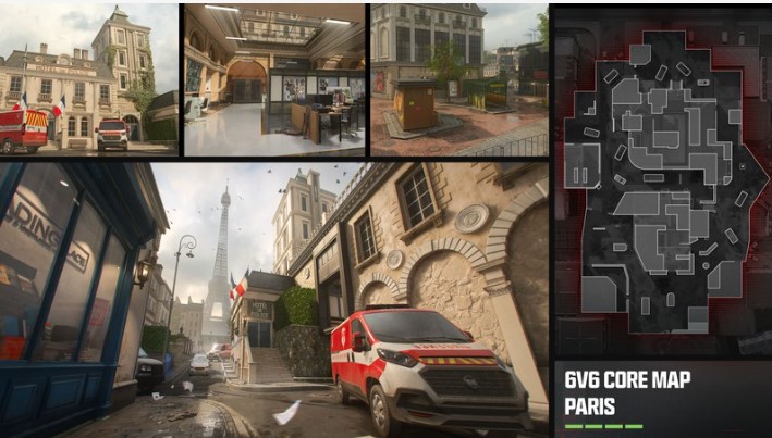 Maps of Tokyo and Paris in the trailer for the fourth season of CoD: Modern Warfare 3