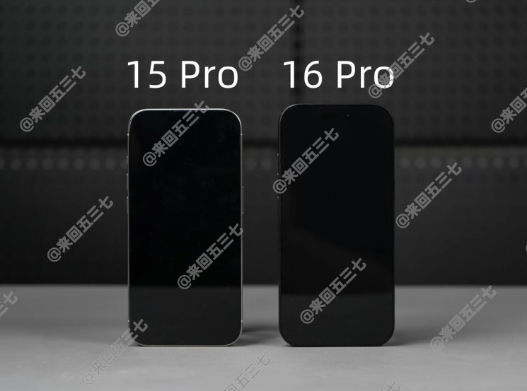 iPhone 16 Pro and iPhone 15 Pro Side by Side Once Again