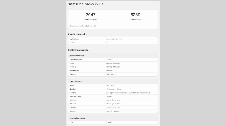 Technical Specifications for Samsung Galaxy S24 FE Leaked!