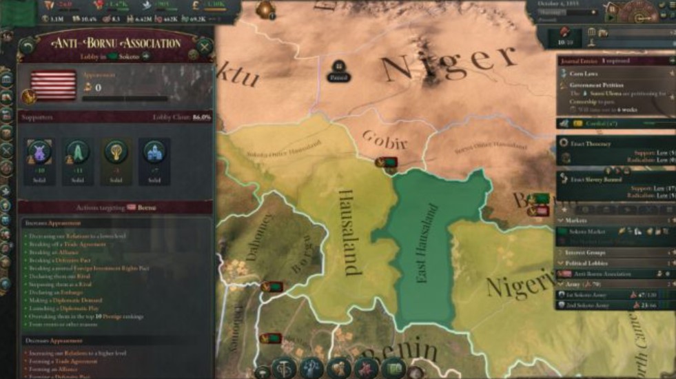 Review of DLC Sphere of Influence for Victoria 3