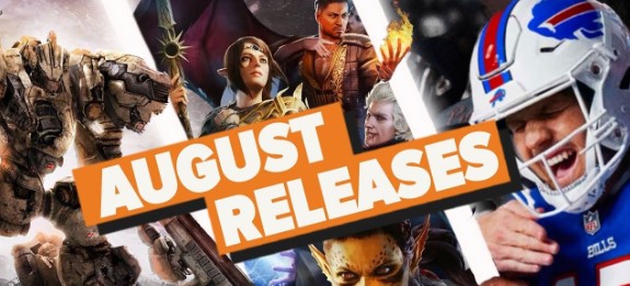 What to play in August: 8 main new releases