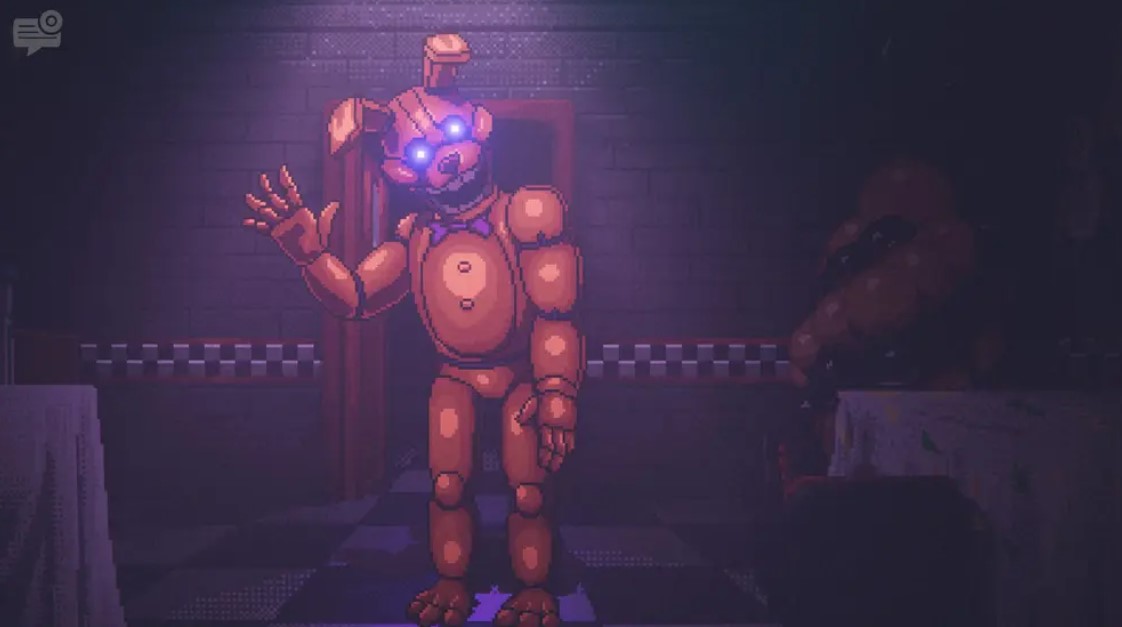 Pixel Gift for FNaF Anniversary. Review of Horror Five Nights at Freddy's: Into the Pit